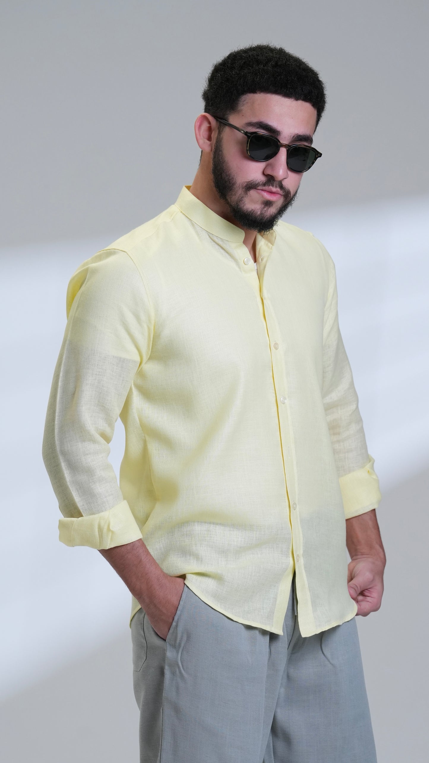 Chinese Collar T-Shirt